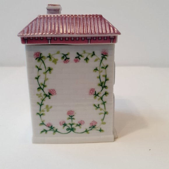 The Lenox Spice Village 1989 Porcelain House Jar Thyme Vintage Replacement - Picture 12 of 15